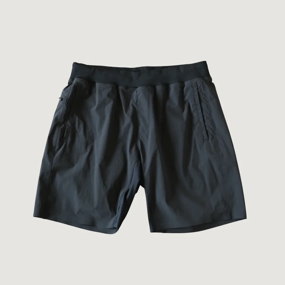Greyson Training Shorts Mens Black Logo Athletic Performance XL Activewear